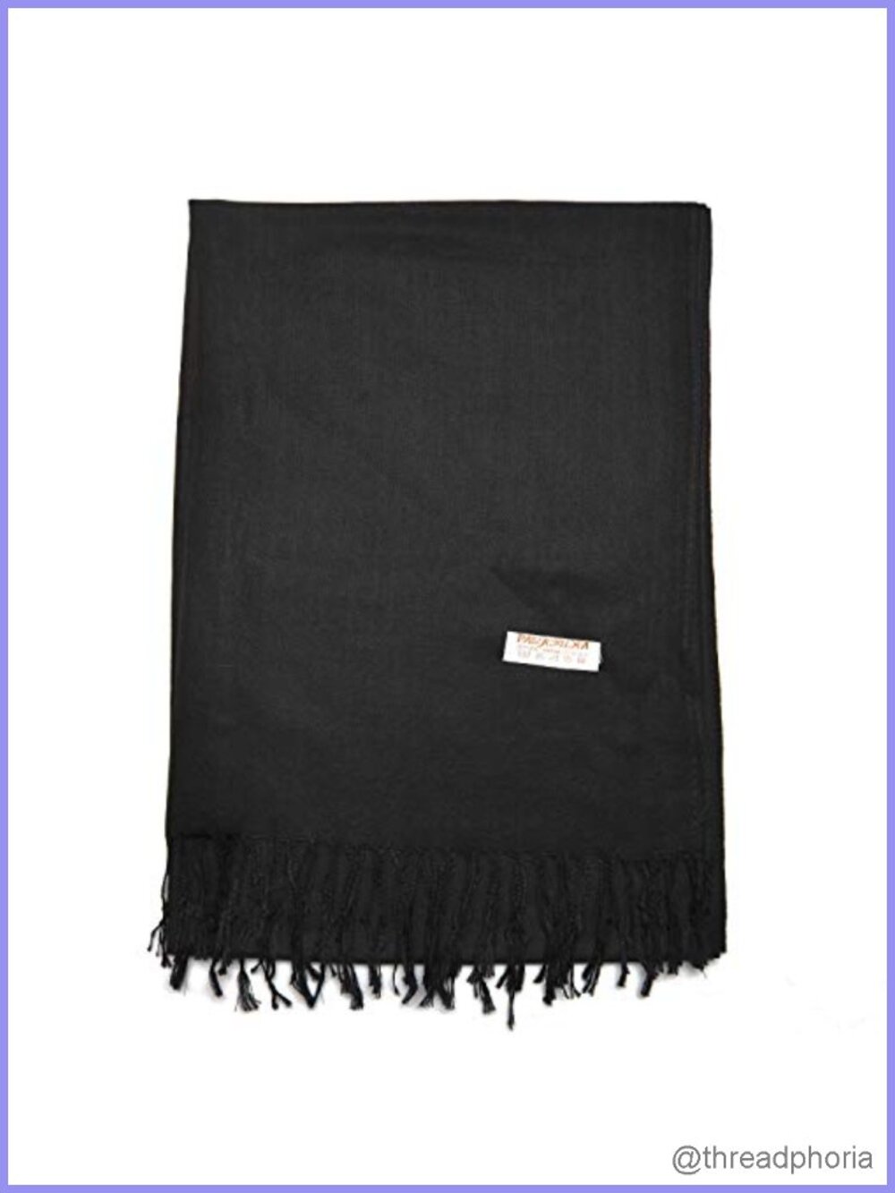 Soft Pashmina Shawl Wrap Scarf Silk Blend Featherweight - Picture 3 of 4